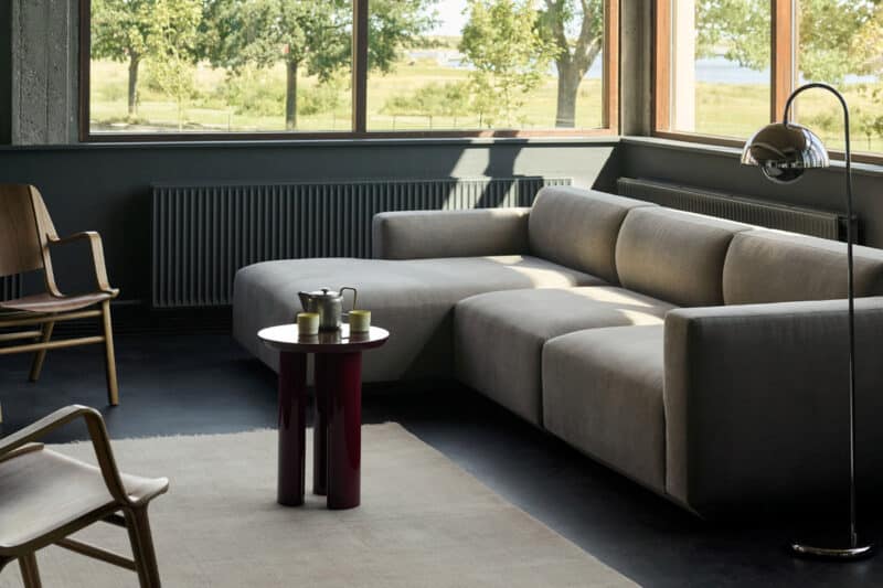 &tradition Develius Sofa mit Chaise Lounge