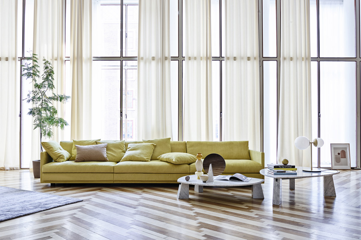 Eilersen_GreatAsh_b Eilersen Great Ash Sofa in gelbem Stoff