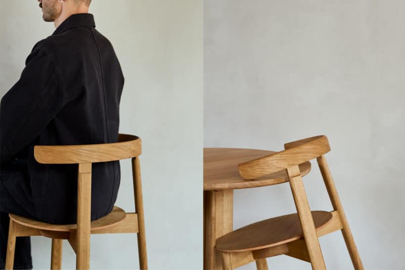 Form and Refine Lunar Chair in Eiche natur geölt