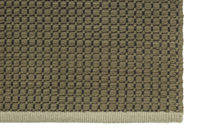 Fabula Living Teppich Holger Farbe Olive/Black