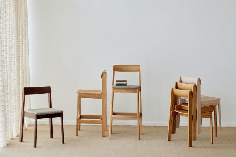 Form and Refine Blueprint Chair Kollektion in dieversen Ausführungen