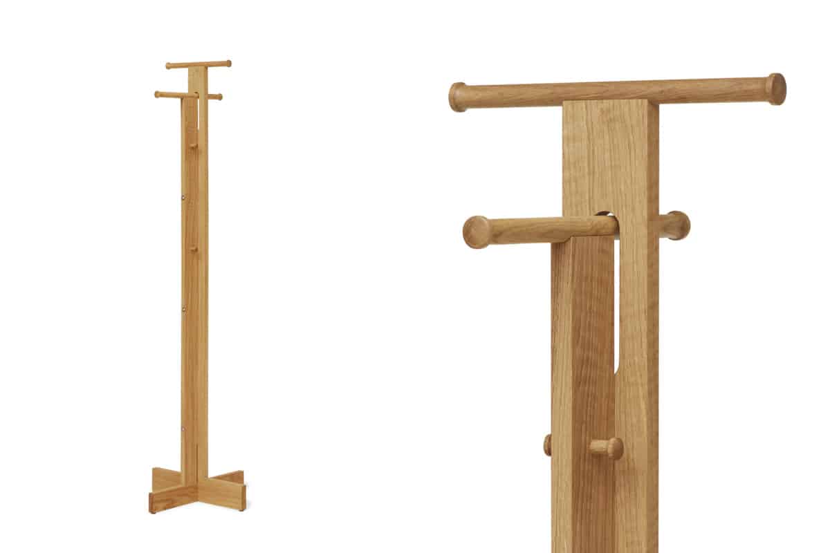 FoyerCoatStandaokoilw Form and Refine Foyer Coat Stand in Eiche geölt