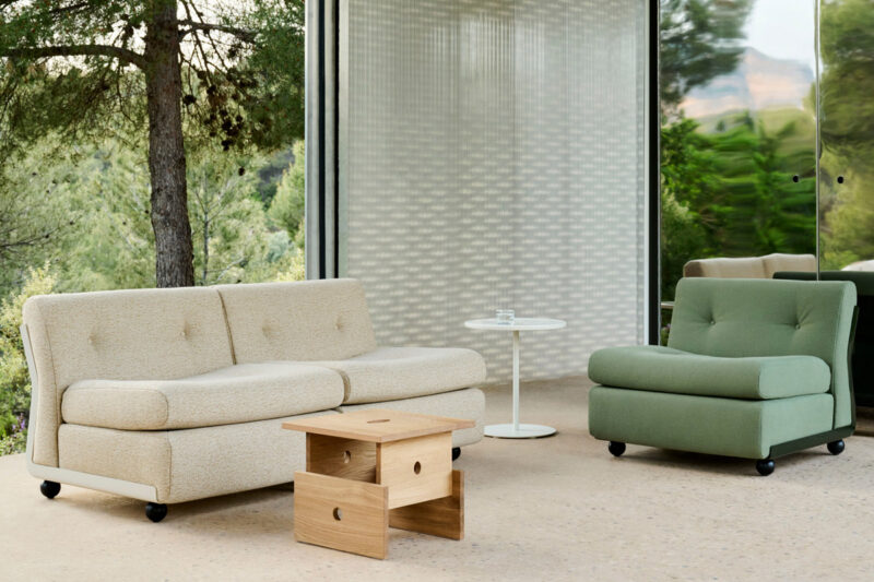 HAY Amanta Sofa Einzelsitz und 2-er Sofa