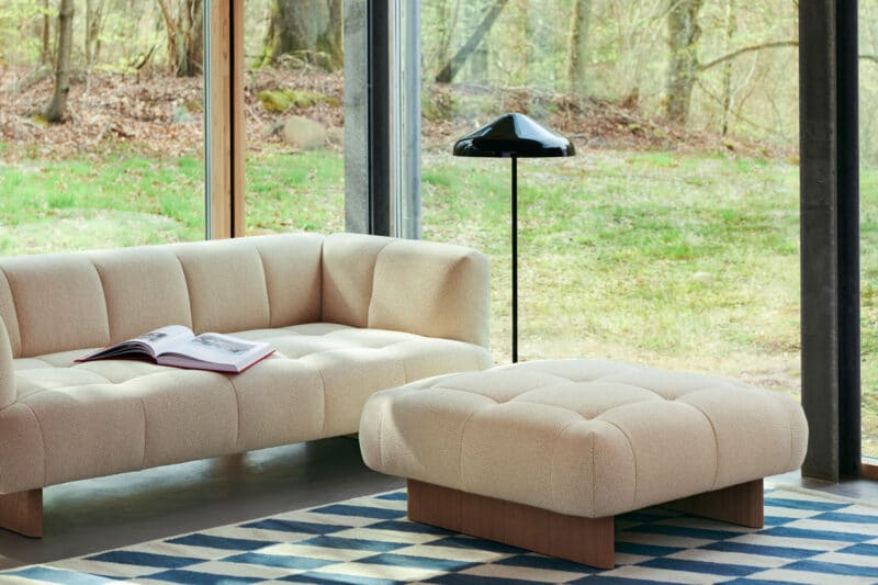 Hay Sofa 2-Sitzer Quilton Lift und Ottomane Quilton Lift