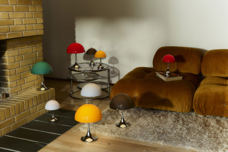 Louis Poulsen Originals Kollektion Panthella 160 und 250 Übersicht