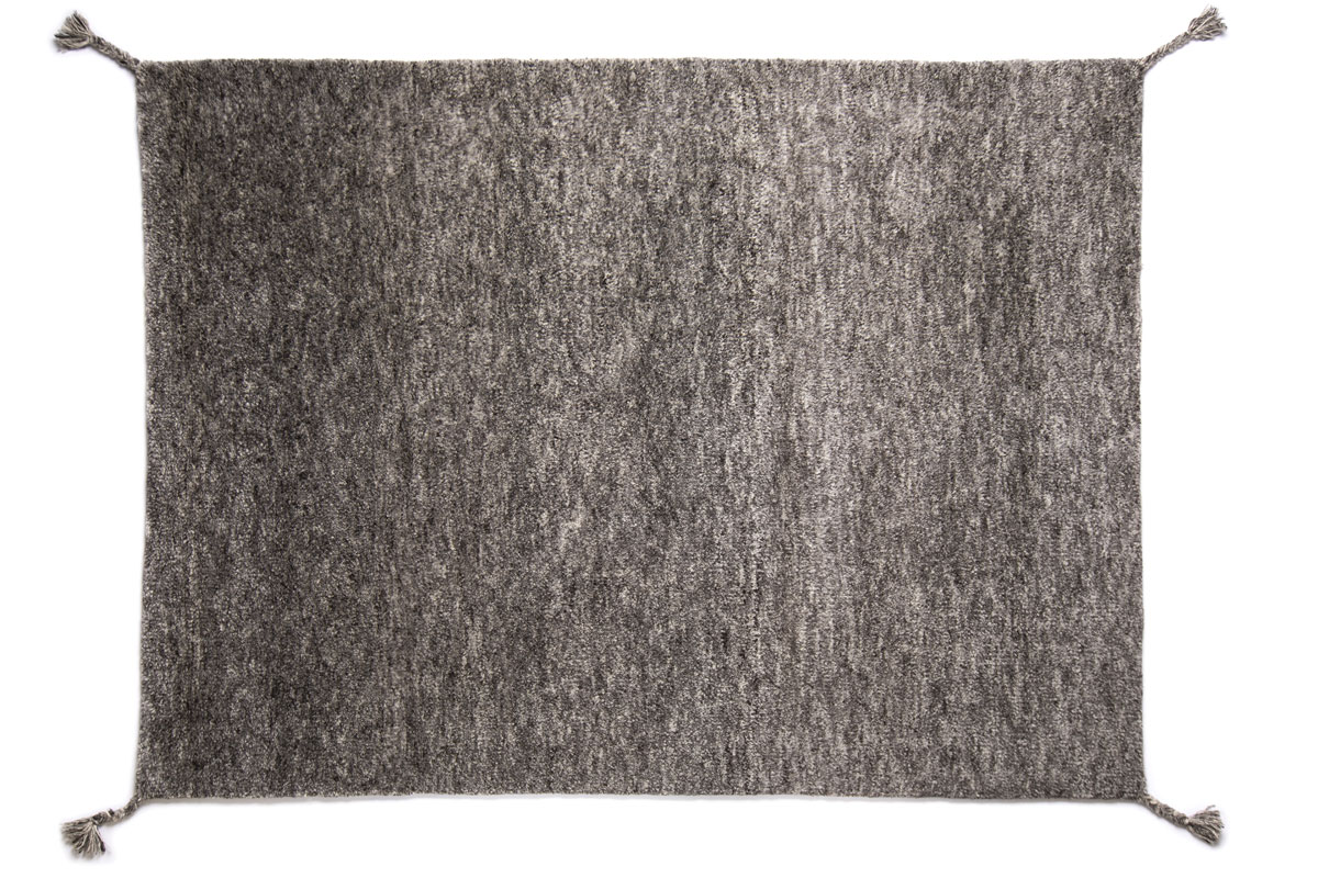 Uni_18500202_grey_b Wollteppich Uni von Woodnotes in der Farbe grey